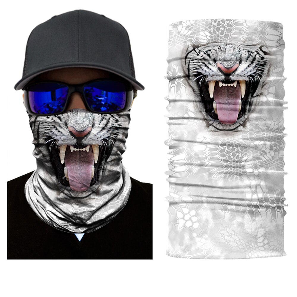 Máscara facial de pasamontañas de Motocross de JAER, gorro de secado rápido de calavera 3D para bicicleta, gorras deportivas, máscara facial lavable para motocicleta: Model 6