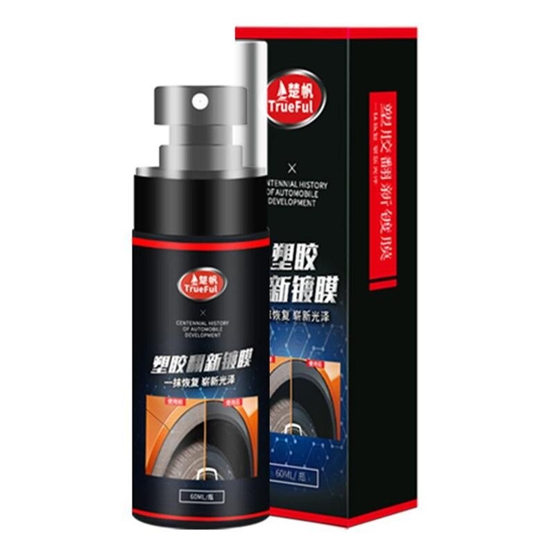 60ml auton sisätilojen muoviosien pinnoiteainetta auton huoltopinnoite vaha nahka kojelaudan kiillotus pinnoite