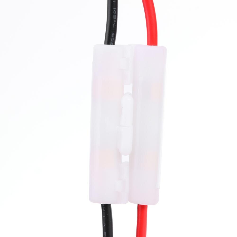 1m Short Wave 30A Fuse Power Supply Cable Cord Wire for Yaesu FT-857D/897D Radio High Temperature Resistance 105 Degrees