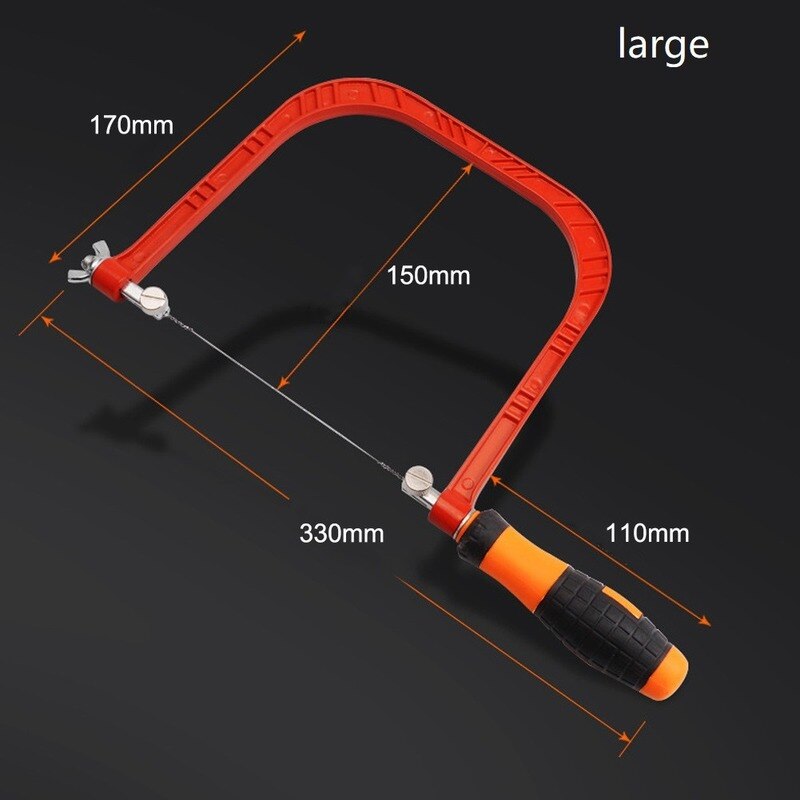 Sunshine Makita 5" Patented Fret Saw Woodworking Hand Coping Saw with 130mm/150mm Blades DIY Shape Cutting Tool