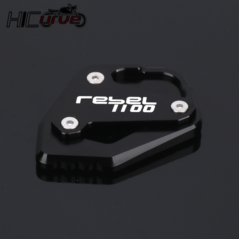 Motorrad CNC Tritte tand Fuß Seitenst änder Verlängerung kissen Unterstützung Vergrößerung platte für Rebellen cmx1100 cm1100 cmx: Armee Grün