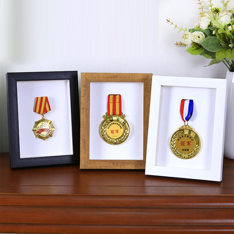 Medal display stand 3D photo frame medal storage display stand Marathon medal medal stand