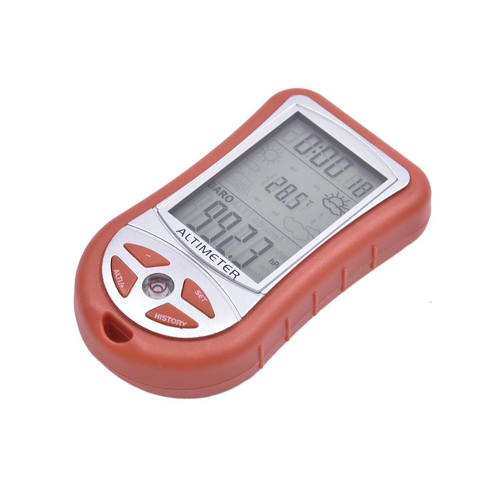 7-in-1 Altimeter Hand-held Electronic Height Altitude Meter Thermometer Outdoor Fishing Barometer Instrument #40