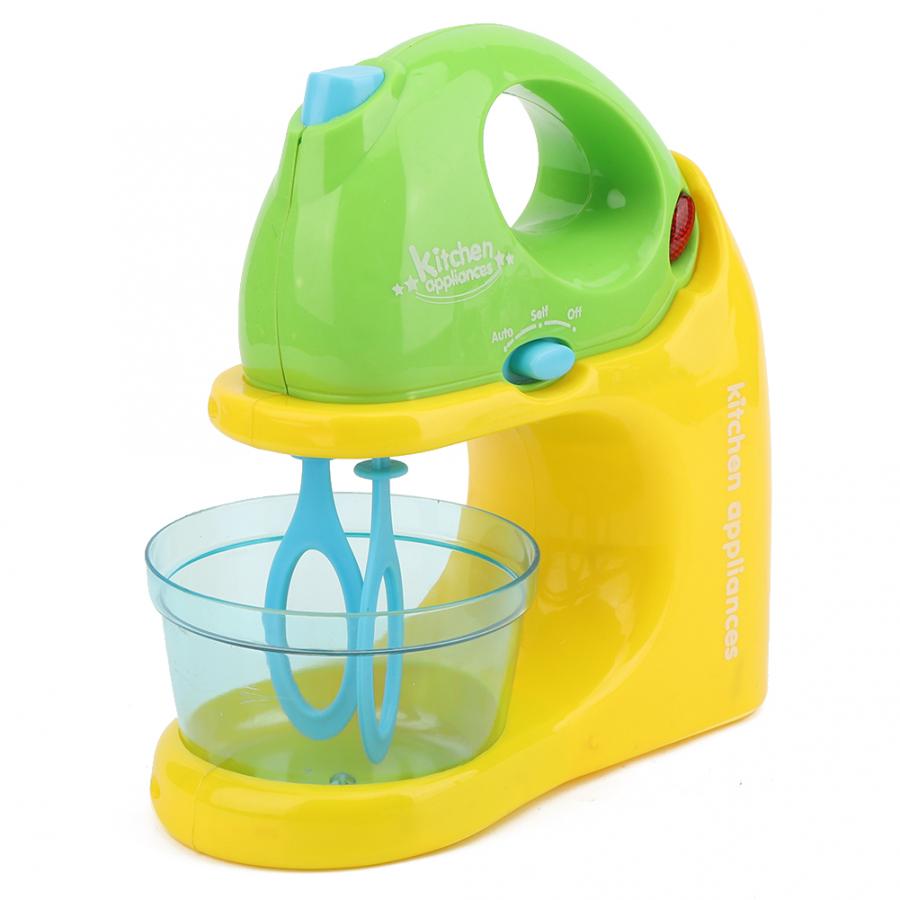 Mini Keuken Speelgoed Kinderen Koken Appliance Elektrische Simulatie Juicer Mixer Brood Machine Poppenhuis Funiture Kids Pretent Play: Mixer