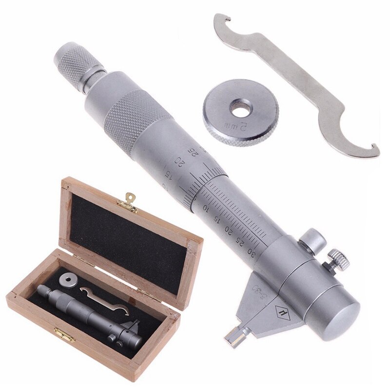 Micrómetro de diámetro interior 5-30 Mm Medición de agujero interior micrómetros de espiral de alta precisión herramientas de medición