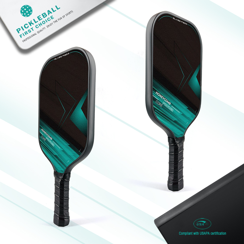 Pickleball-peddel van glasvezel van ruimtevaartkwaliteit - Ultieme controle, lichtgewicht en duurzaam - Pro train/turnament Ready-tennisracket