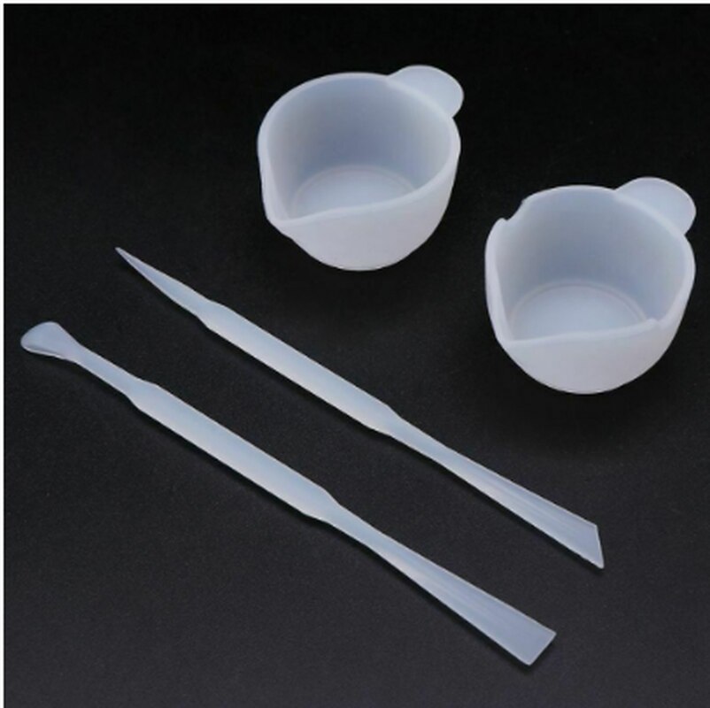 Easy Clean Silicone Resin Mold Kit Crafts Reusable DIY Epoxy Handmade Tools Jewelry Making Durable Sticks Mix Cup