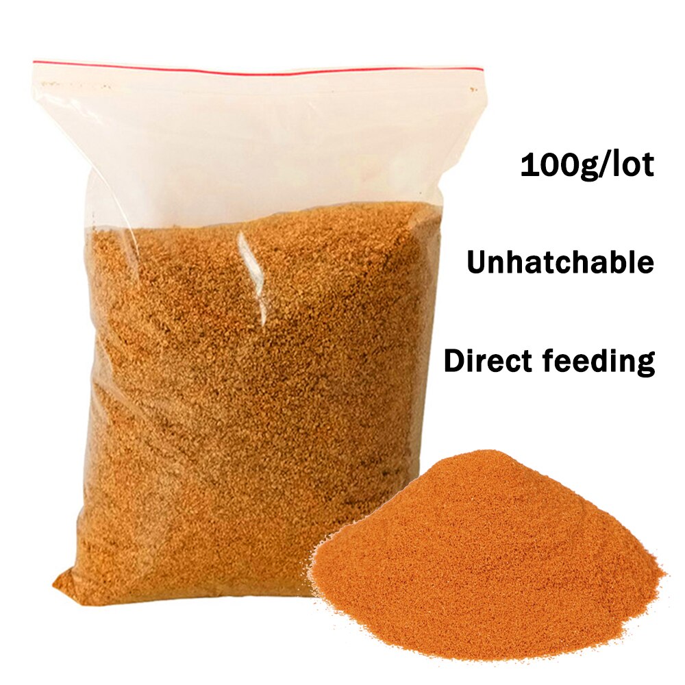 Artemia Shelling Brine Shrimp Egg Artemia Cysts 90% Hatch Rate Small Fish Feed Dried Daphnia Originating In Tibet Salt Lake: unhatchable 100g