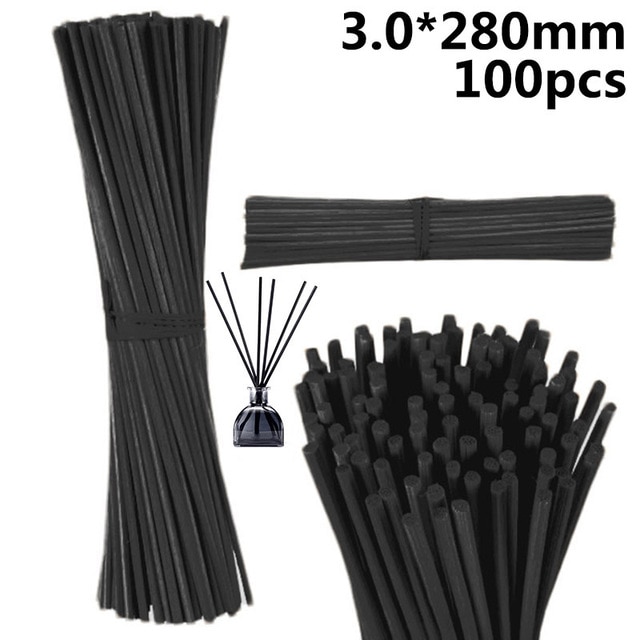 10/20/50/100Pcs Reed Geur Olie Diffuser Vervanging Stokken Bamboe Rotan Vervanging Aroma Stick Voor geuren Diffuser: E-100pcs