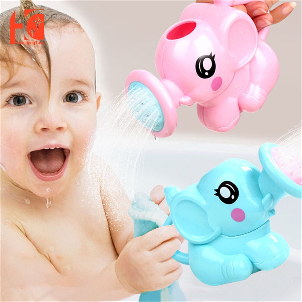 Juguete de baño para niños, regadera de plástico, juego de rociadores de agua para niños
