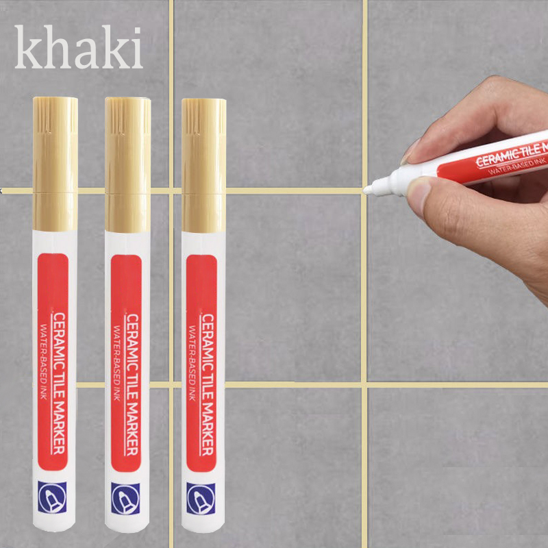 Rotulador de azulejos para reparación de lechada, 3 piezas, rotulador de alimentación de juntas, bolígrafo de pintura, rotulador de pizarra blanca borrable: plum
