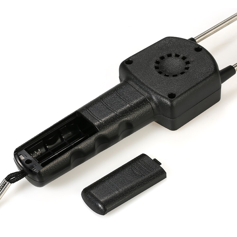 SMART SENSOR Handheld LCD Digital Grain Moisture Meter Hygrometer with Measuring Probe for Corn Wheat Rice Bean