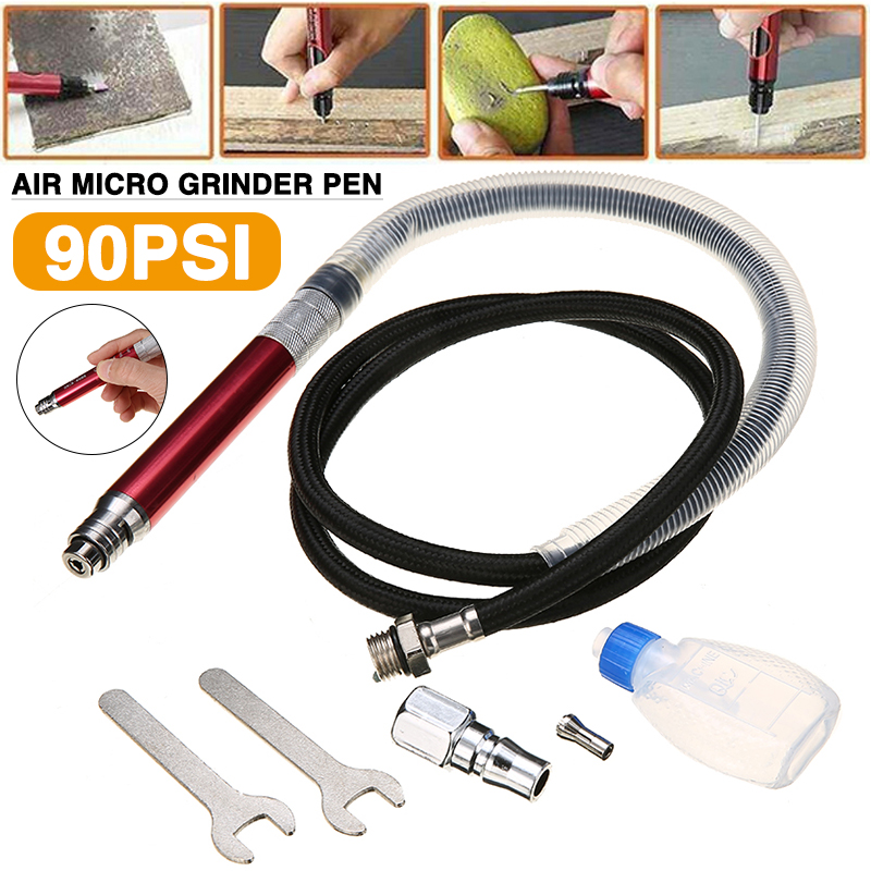Pneumatic Tool Air Die Grinder Micro Pencil Type Grinder Kit Engraving Polishing Engraving Tool Carving Machine
