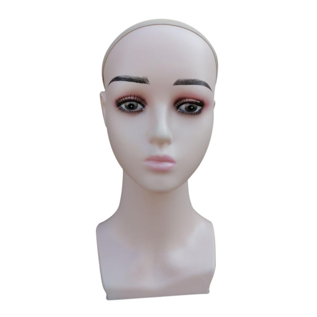 Damen Kunststoff Mannequin Modell Kopf für sterben Anzeige Von Perücken s Sonnenbrille, Kommt Mit Atmungsaktivem Perücke Netz
