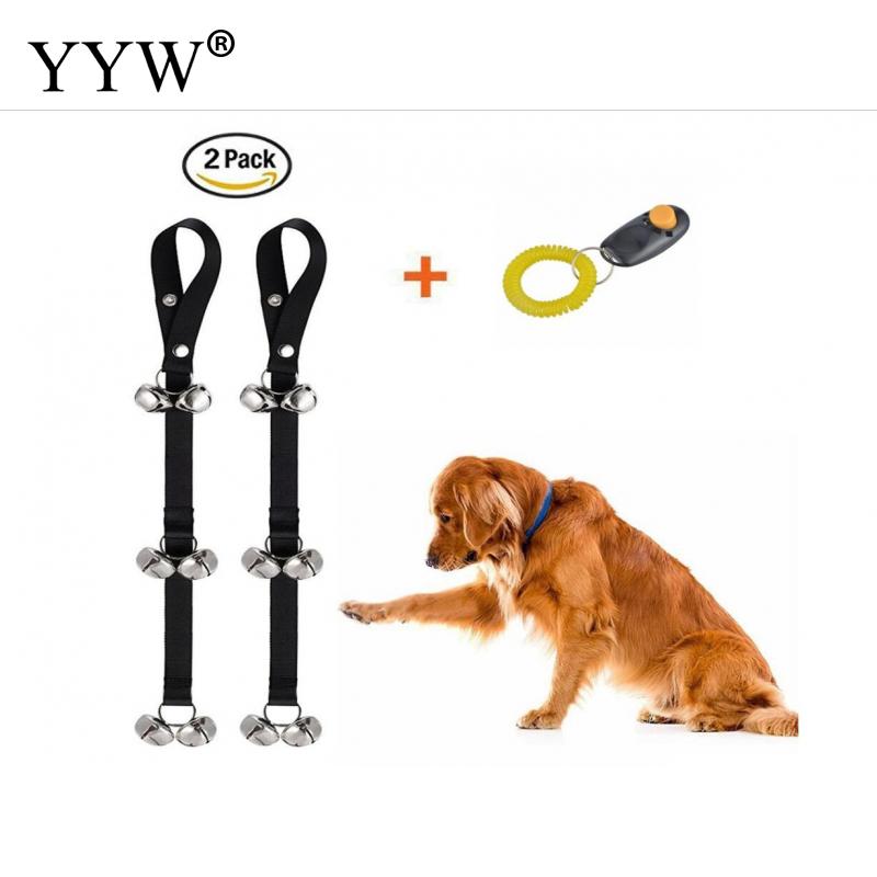 Chien de compagnie formation chiens sonnette réglable corde maison formation communiquer alarme Clicker animaux chats polypropylène-PP porte cloche: 6