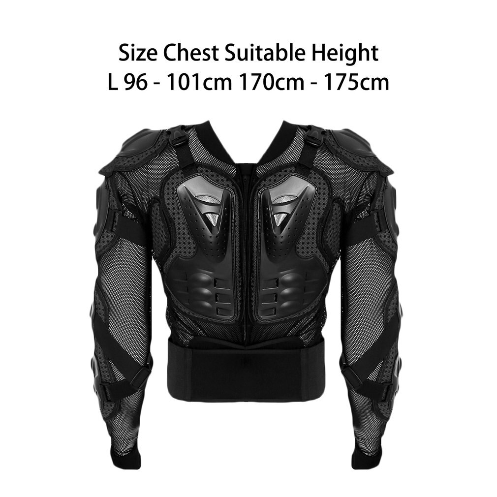 High-Density Wear-Resistant Nylon Foam Padding Motorcycle Motorcross Racing Full Body Armor Spine Chest Protective Jacket