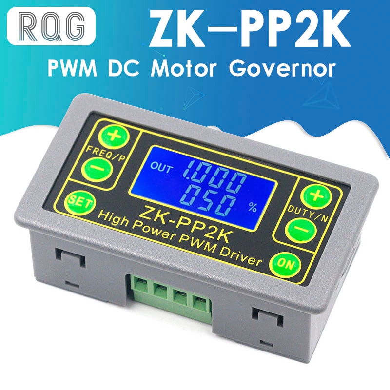 Zk -pp2k pwm  dc 3.3 ~ 30v 12v 24v motorhastighedsregulator regulator 8a 150w justerbar led dimmer pulsfrekvens duty ratio