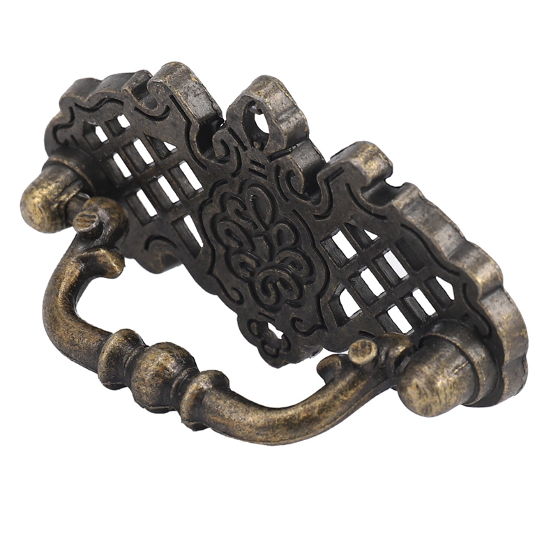 10 Pack Vintage Kitchen Cabinet Pull Furniture Pull Drawer Handles Bedroom Dresser Knobs Antique Bronze