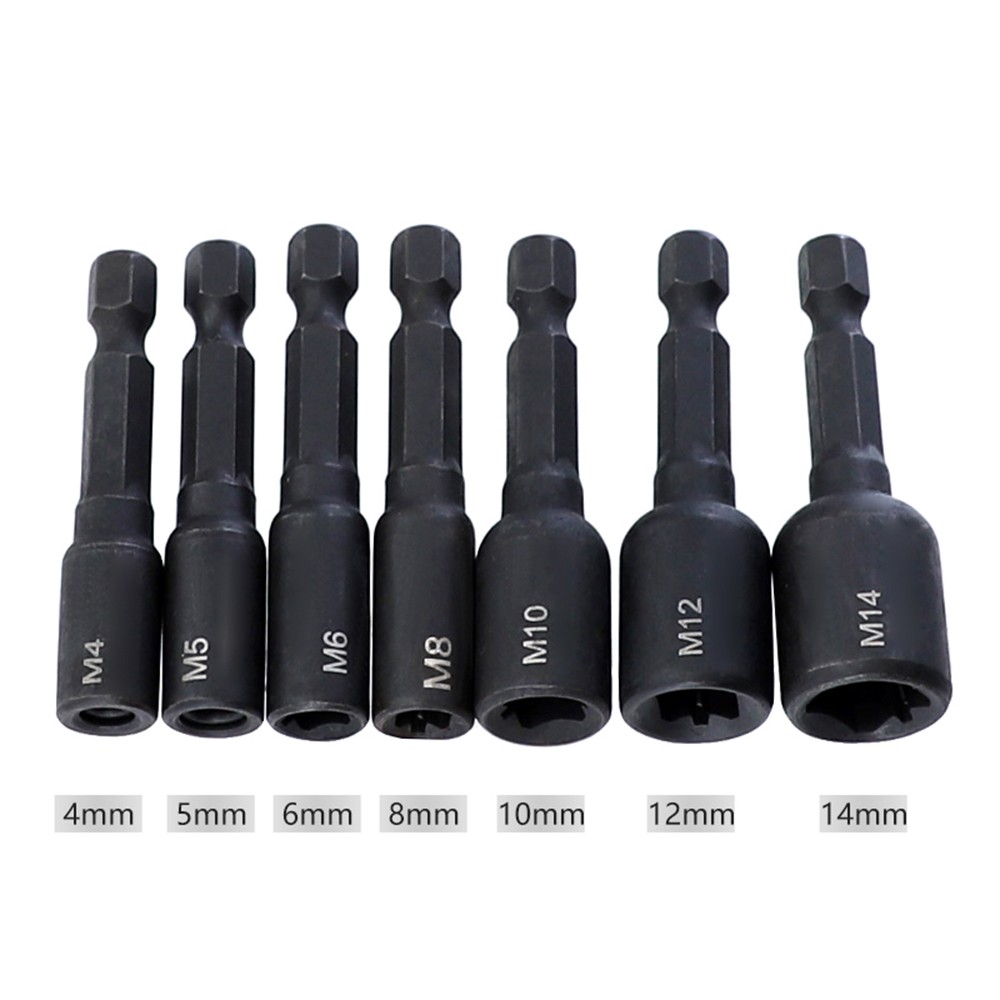 M6-M14 Firmer Screw Tap Socket Adapter Holder Extension Bar 1/4 Inch Hex Shank Screw Tap Tapping Chuck For Power Drill tools