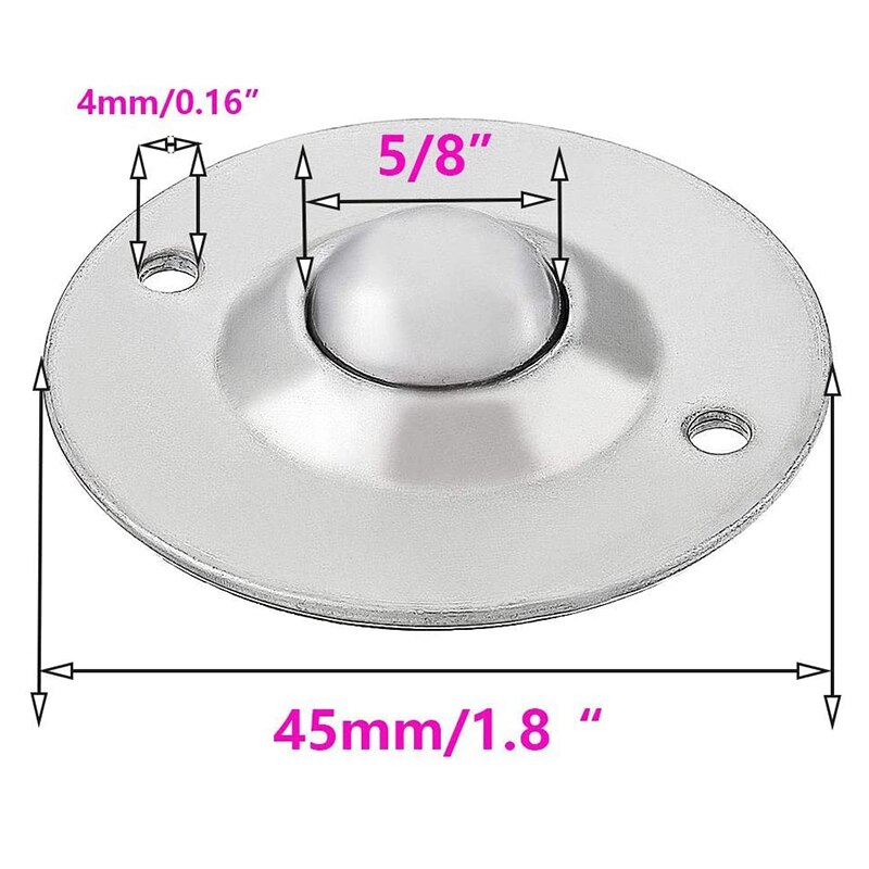 12 sztuk CY-16B 5/8-Cal łożyska stalowa kulka robić łożyska kołnierz przenośnik jednostka transferu
