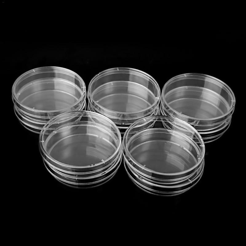 10 Teile/paket Klar Transparente steril Kunststoff Petrischalen mit Abdeckung Platte Gericht Labor Gewebe Liefert