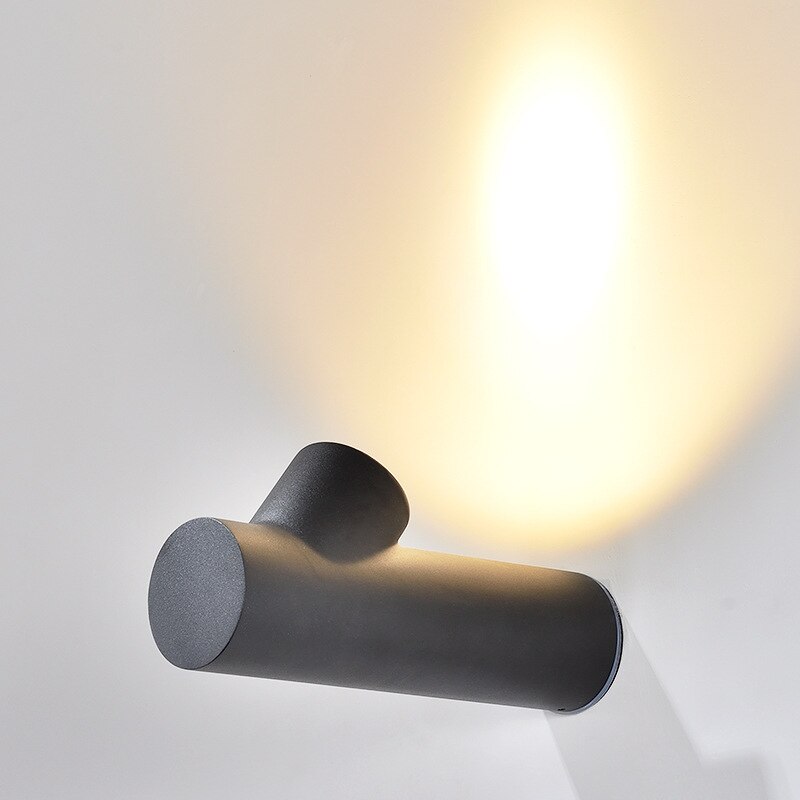 Led udendørs væglampe  ip65 vandtætte væglamper havelampe havelampe balkon udendørs væglampe trappegang lys: Lysegrøn / Varm hvid