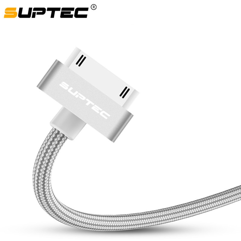 SUPTEC USB kabel dla iPhone 4 s 4S 3GS iPad 2 3 ipod nano dotykowy szybkie ładowanie 30 Pin oryginalny adapter do ładowarki ładowarka kabel do transmisji danych