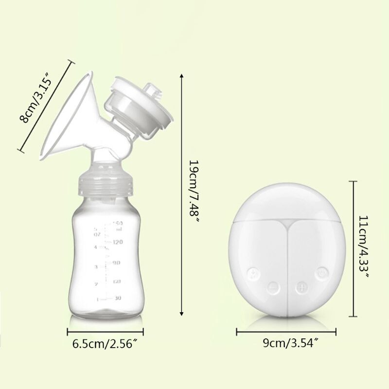 Double Electric Breast Pump Automatic Milker with Bottle Suction Milk Extractor Q1FE