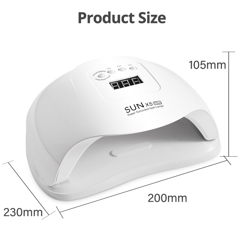Diozo 80W Uv Led Nagel Lamp Nagels Droger Lamp UNX5 Plus Nagel Drogen Curing Manicure Art Tool Voor Alle soorten Gel Nagels Lampen 36 Leds