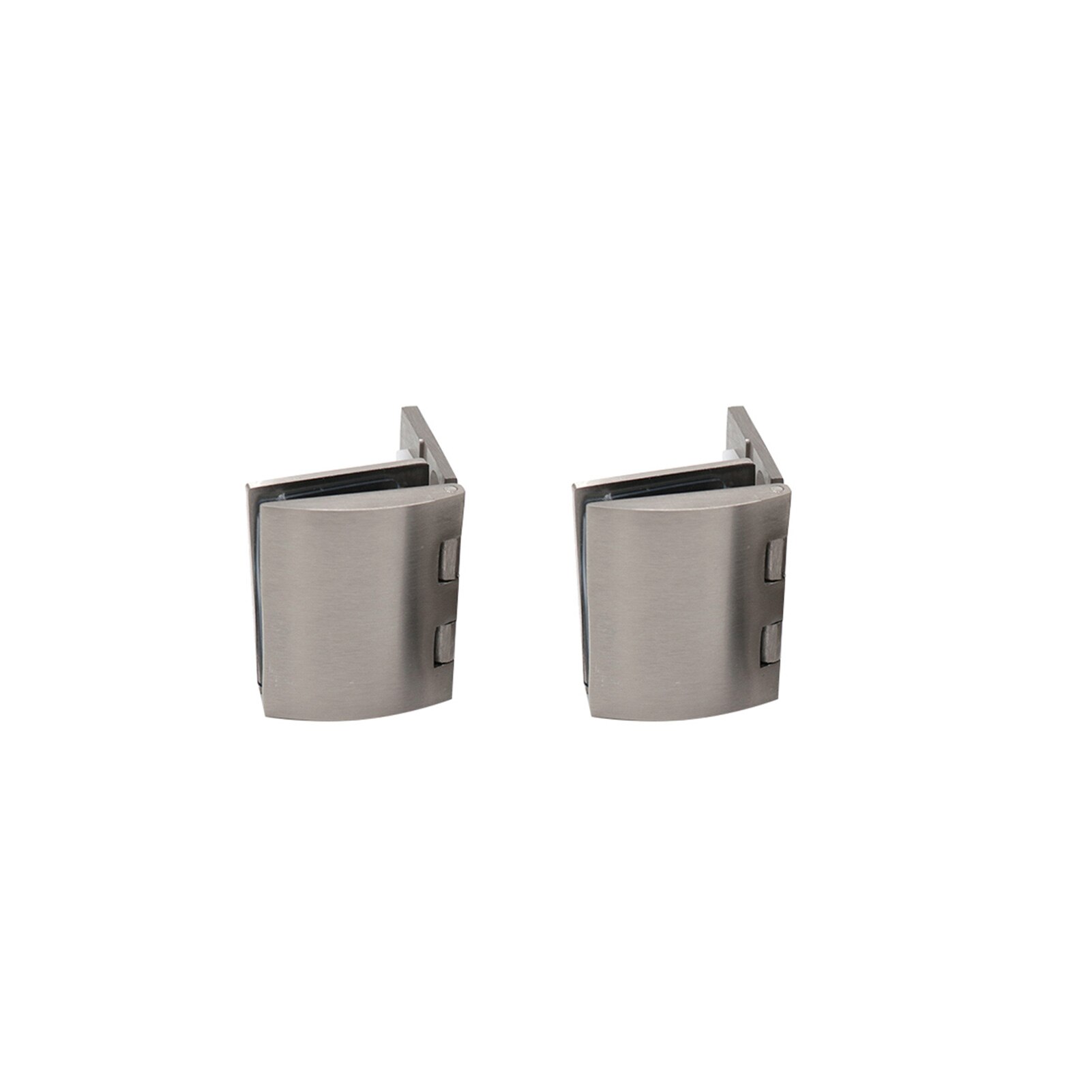 2Pcs Kast Showcase Hardware Home 180 Graden Met Schroeven Kast Zware Venster Glasklem Zinklegering Vervangende Onderdelen