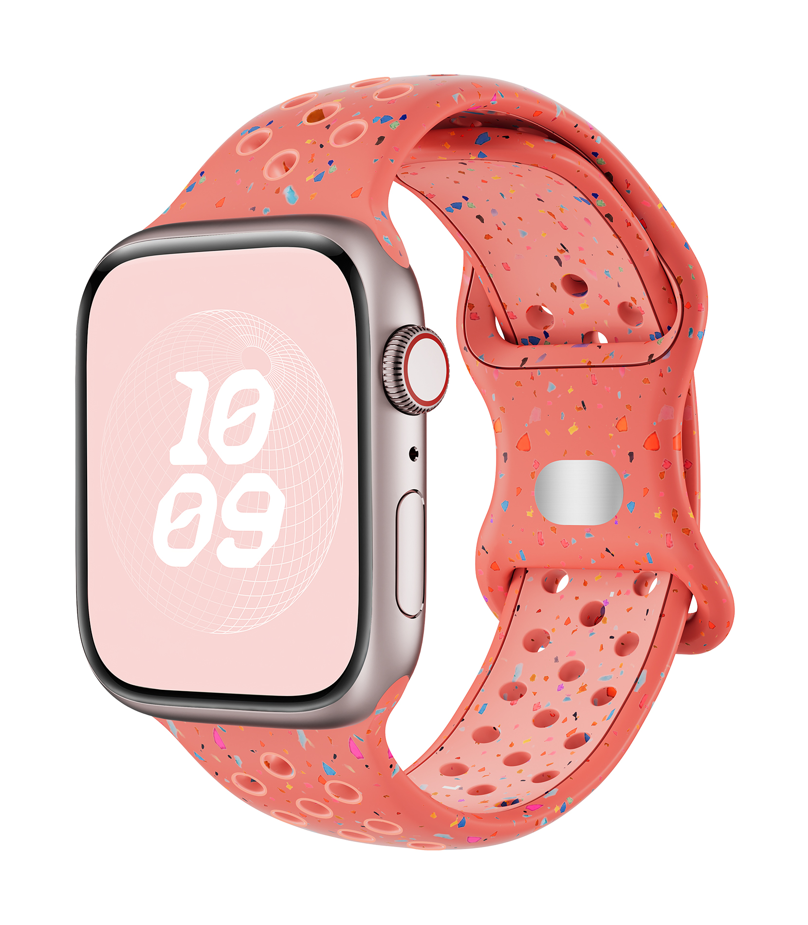 Sportarmband för apple watch band ultra 2 49mm 44mm 45mm 42mm 41mm 40mm silikonarmband för iwatch series 9 8 7 6 se 5 4 correa: Vitt ljus pur / 22mm