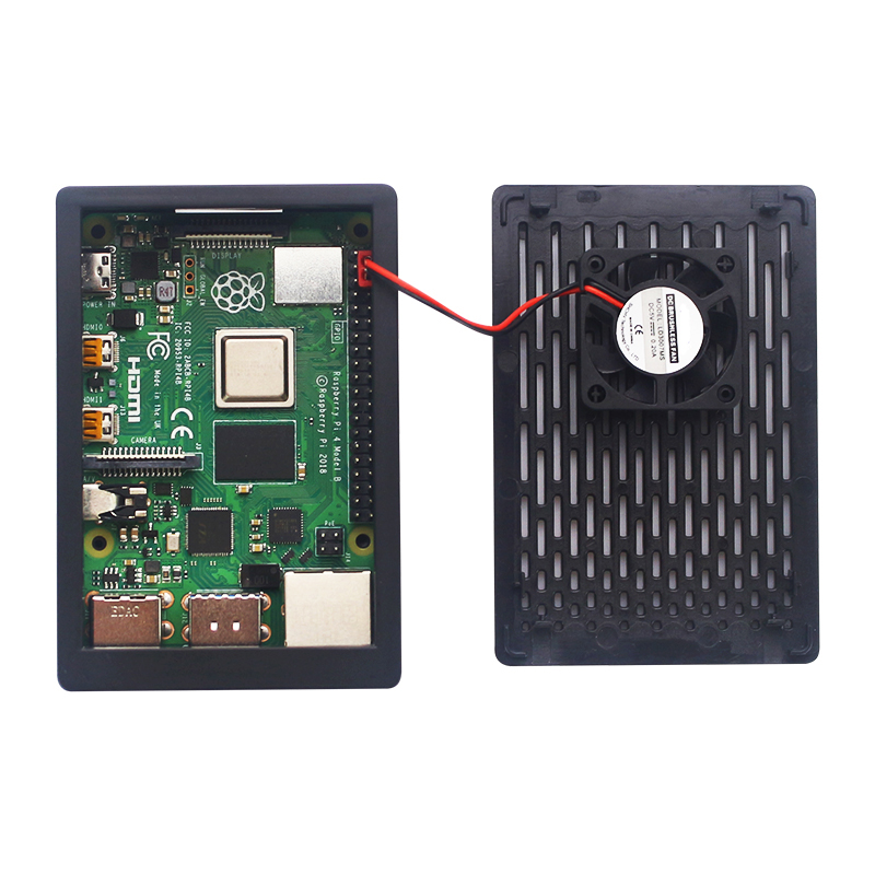 Pantalla táctil TFT para Raspberry Pi 4 modelo B, Monitor LCD de 3,5 pulgadas, 480x320, con carcasa de ABS, bolígrafo táctil para Raspberry Pi 4 Modelo B 3B + 3B