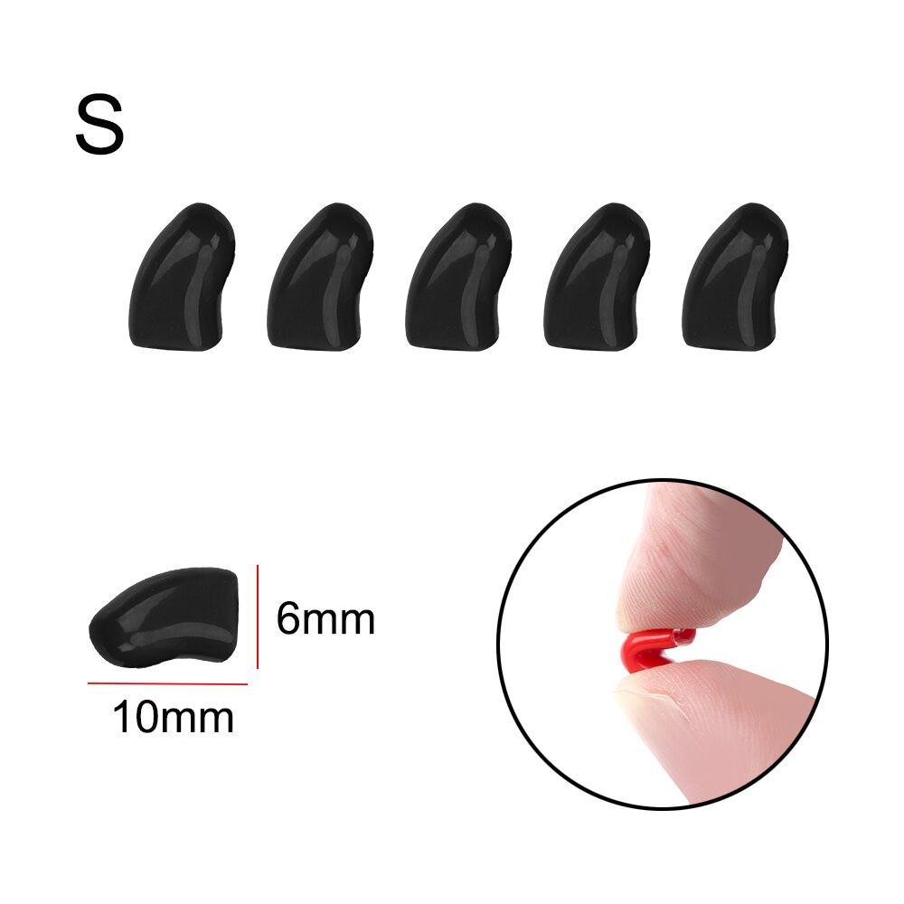 Pet Nail Caps Silicone Anti-scratch Paw Nail Cover 20Pcs/bag Cover + Glue And Applicator Random Color
