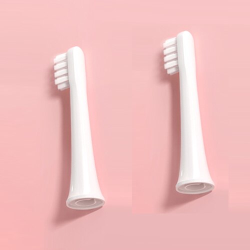 Xiaomi-cepillo de dientes Mijia T100 Mi, cepillo de dientes eléctrico inteligente Original de 46g y 2 velocidades Xiaomi, Sónico cepillo de dientes, blanqueador, recordatorio de zona de cuidado bucal: 2heads