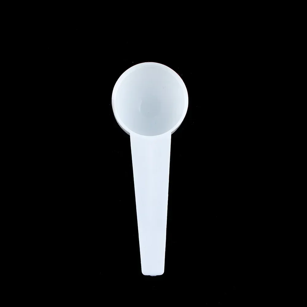 5/10 teile/satz 10ml 5g wieder verwendbarer Löffel in Lebensmittel Kunststoff-Messlöffel pp Messlöffel Milchkaffee Teelöffel Milchpulver Küche: Licht Gelb
