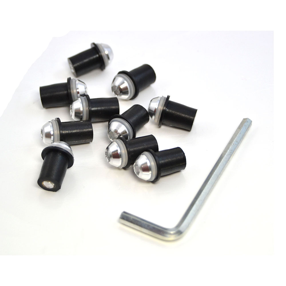 Kit de tornillos para parabrisas, Tuercas de carenado para Yamaha XJ600 XJ900 XJ400 XT600 R1 R6 R3 R25 R15 V3, Piezas de motocicleta: Plata