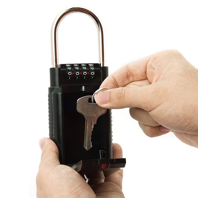 Combinatieslot sleutelkluis 4-- cijferig combinatieslot waterdicht binnen/buiten
