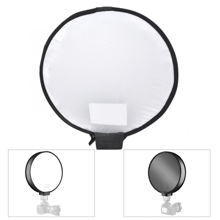 30cm redondo portátil Mini linterna superior plegable estudio Softbox fotografía relleno luz cubierta
