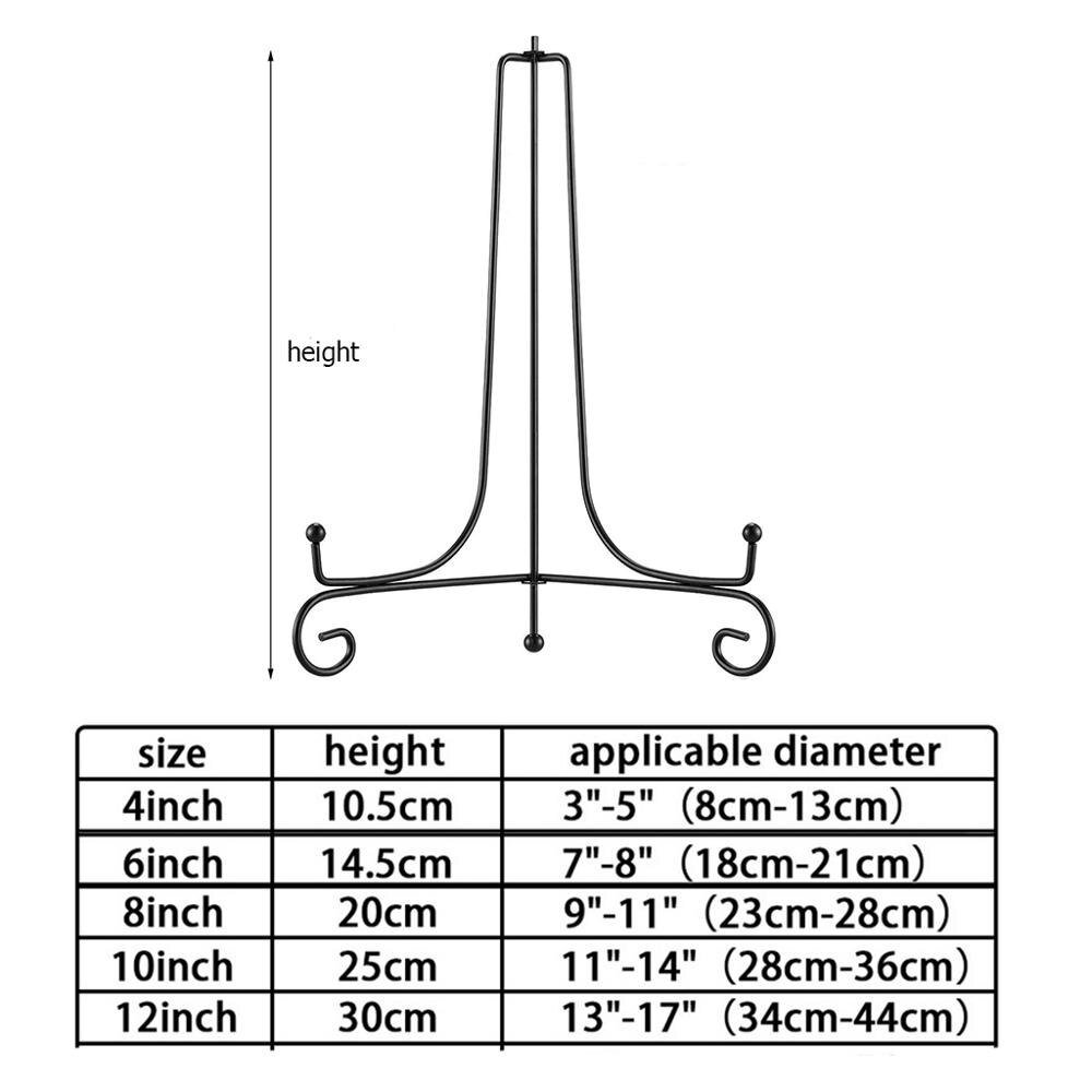 Adjustable Folding Display Stand Holder for Plate Bowl Tea Cake Picture Photo Frame Book Support Rack Home Decor