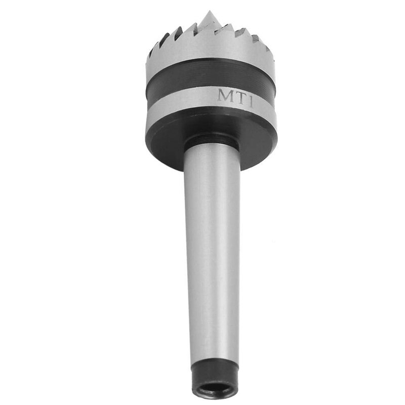MT1 herramienta de torneado de madera, cojinete de servicio pesado torno de Metal de madera centro en vivo, torno de madera multidiente Drive Centro de resorte punto