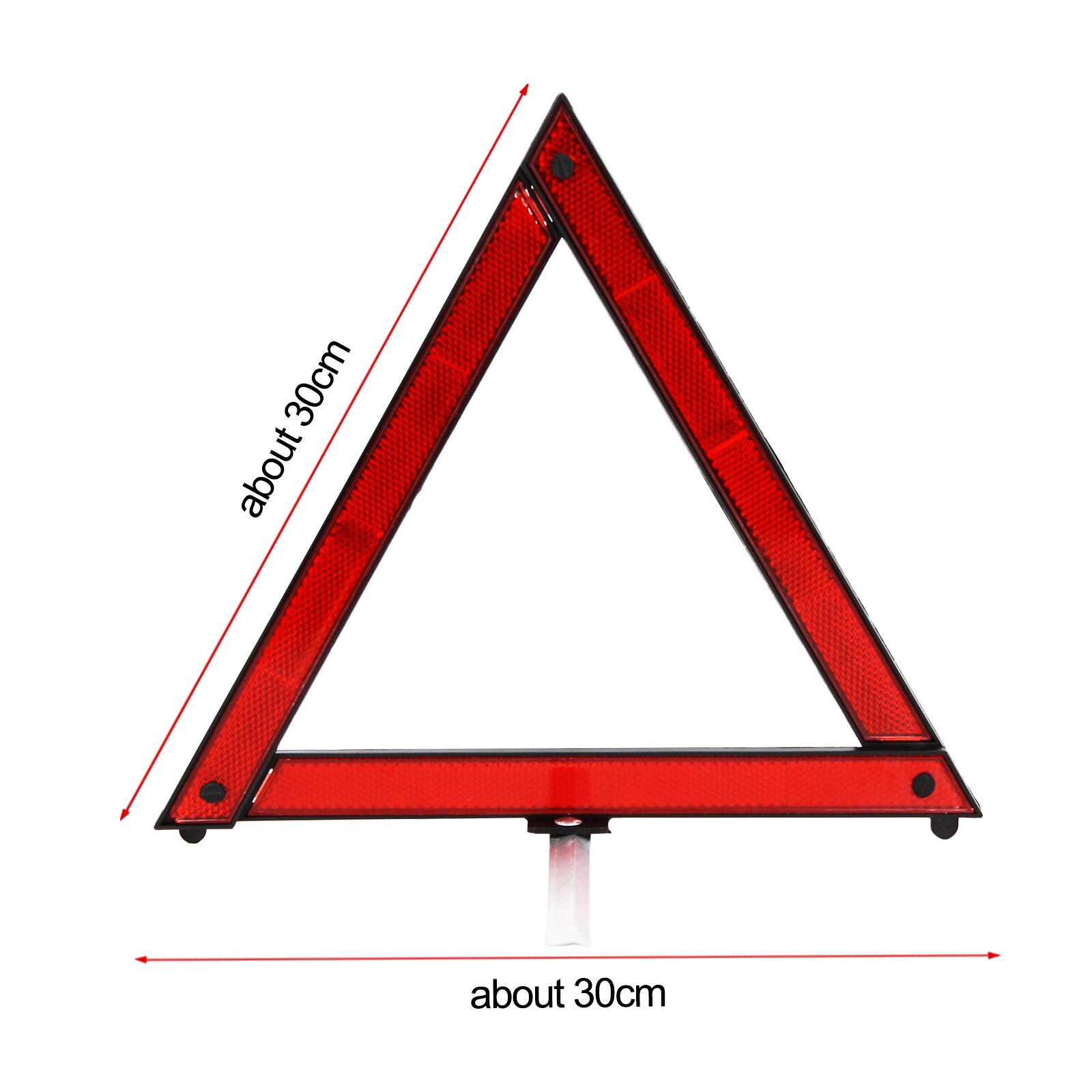 Reflector de señal de parada plegable para coche, triangular de advertencia de averías de emergencia, reflectante rojo, trípode de seguridad para coche