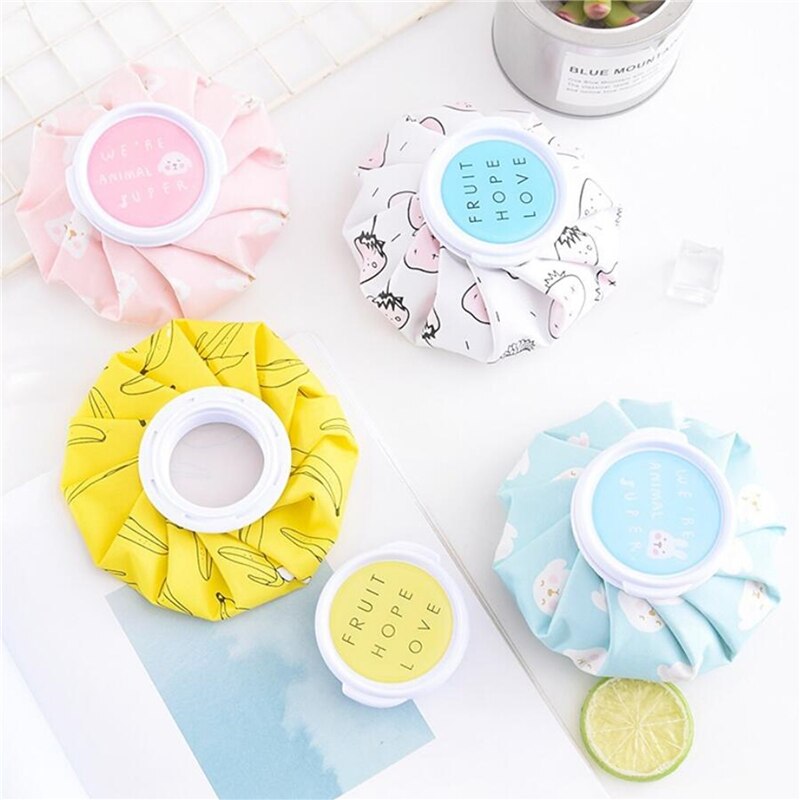 Bolsa para botella de agua de doble uso, bolsa de hielo de verano, reutilizable, con dibujos animados, para aliviar el dolor de las piernas, calentador de manos, artículos para el hogar