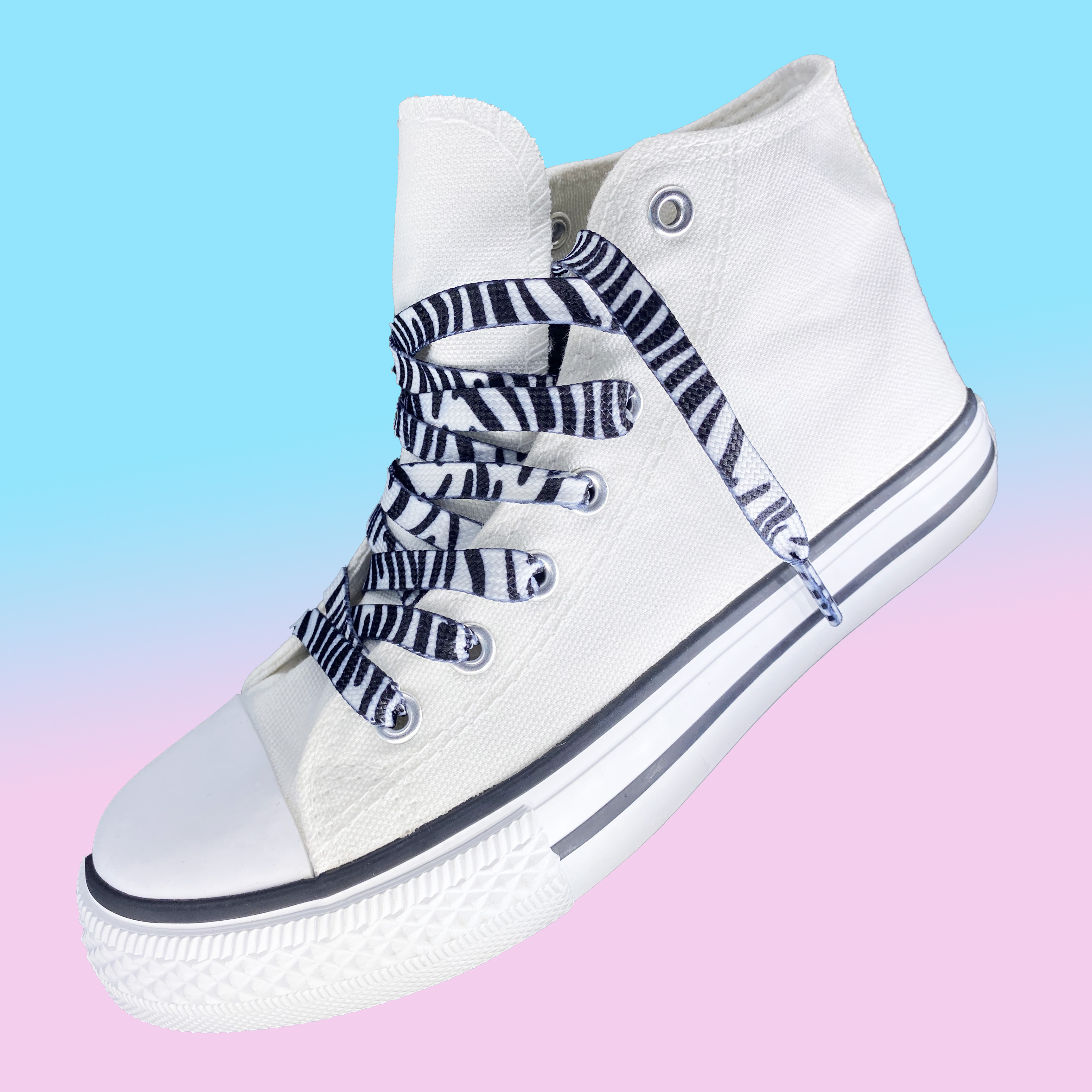 1 paire lacets colorés arc-en-ciel dégradé impression toile plate lacets chaussures décontracté couleur chromatique lacets décontracté és pour baskets