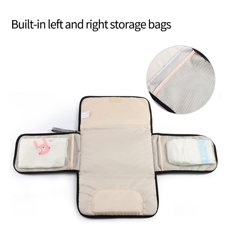 3 Lagen Luier Veranderende Tafel Waterdichte Baby Luierbak Herbruikbare Baby Crib Sheet Draagbare Vouwen Liners Pad Zak