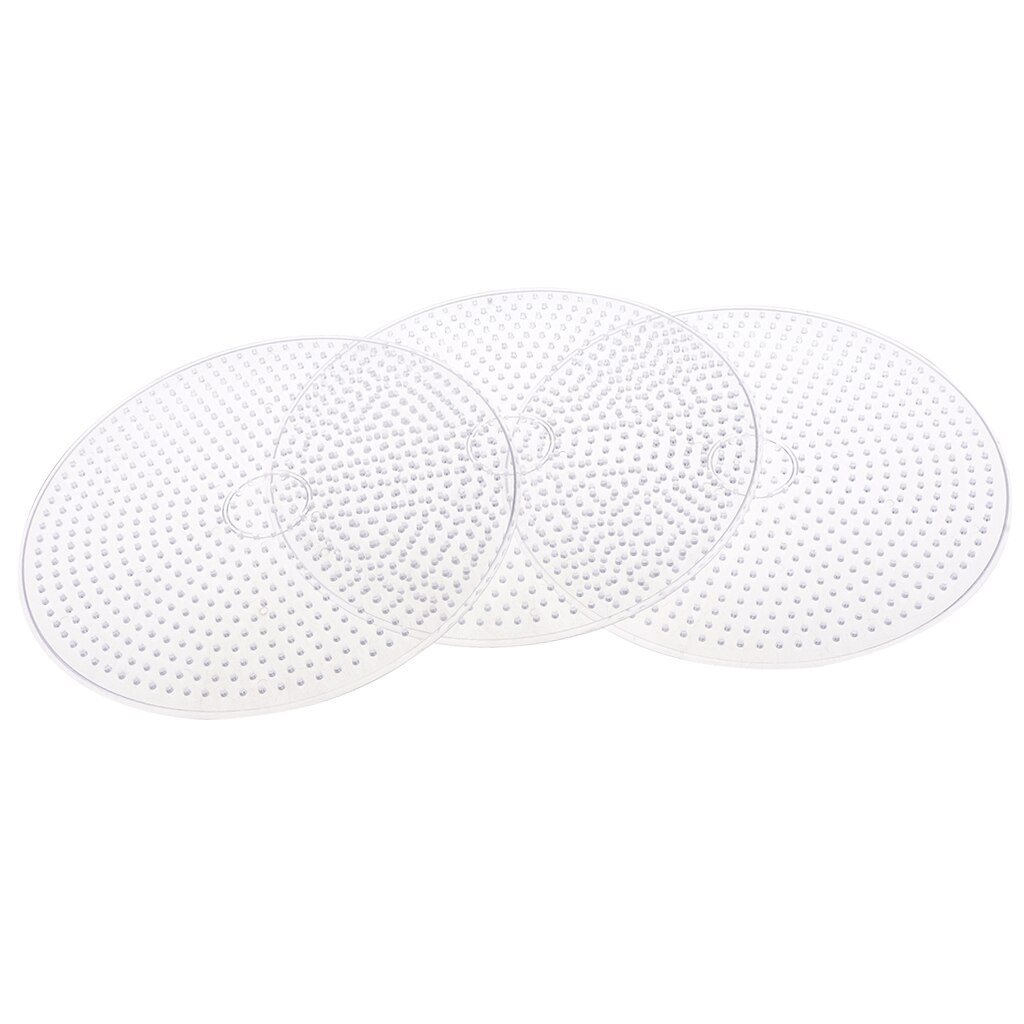 3x Grote Transparante Plastic Panel Voor Perler Geperforeerde Panelen