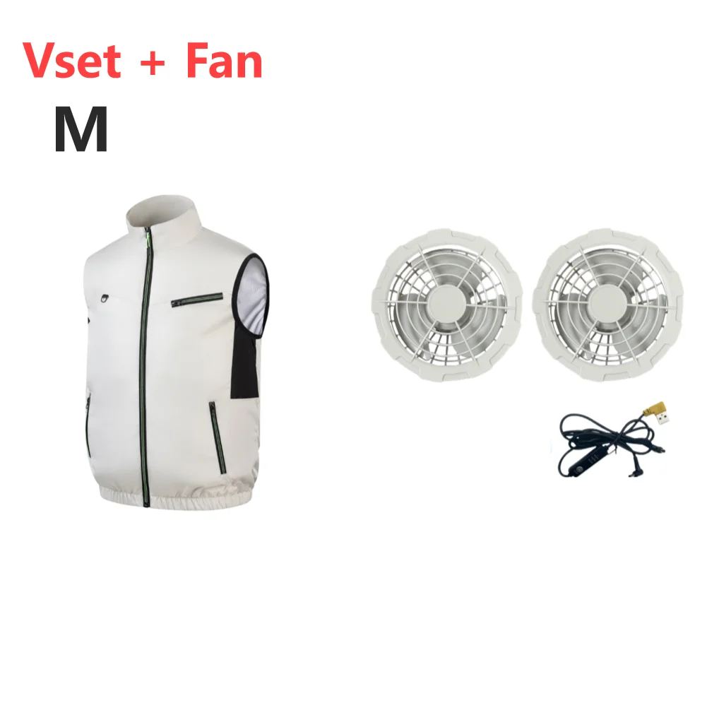 Koelvest Ijsventilator Vest 3 Versnellingen Usb Hittebestendige Airconditioner Kleding Vest Ademend Draagbaar Koelventilator Vest Camping: Paars