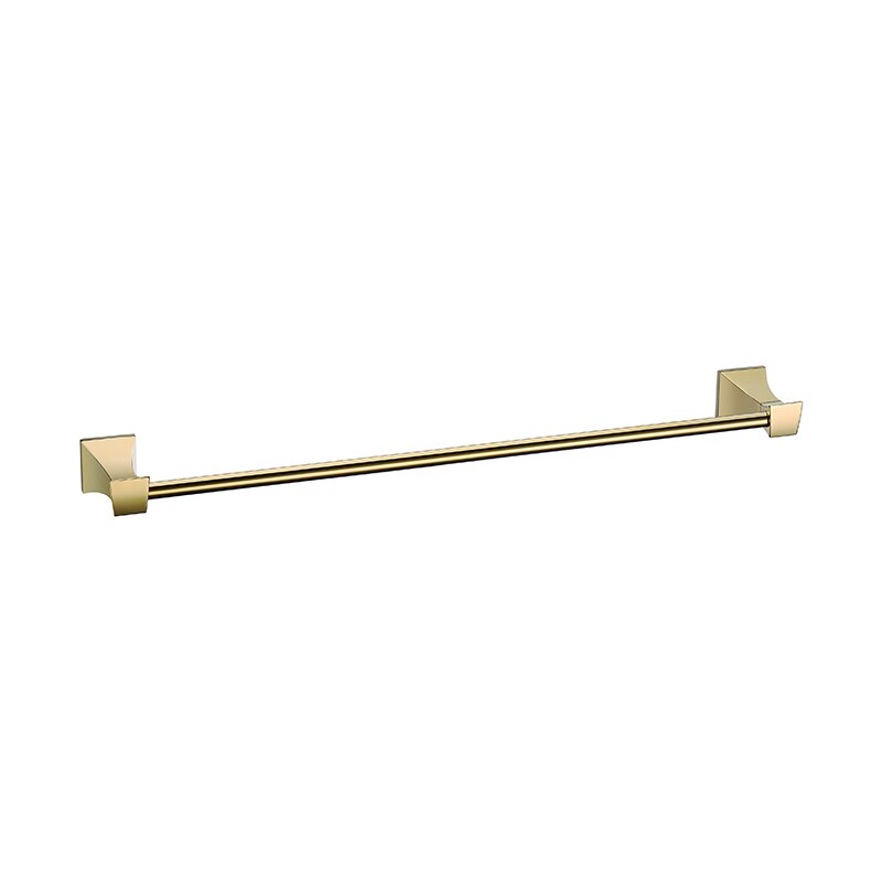 Gold Badezimmer Zubehör einstellen Wc Pinsel Halfter Papier Halfter Zauberstab Montiert Handtuch Riegel Gestell Seife Tasse Halfter Schlecht Hardware-: Single Handtuch Bar