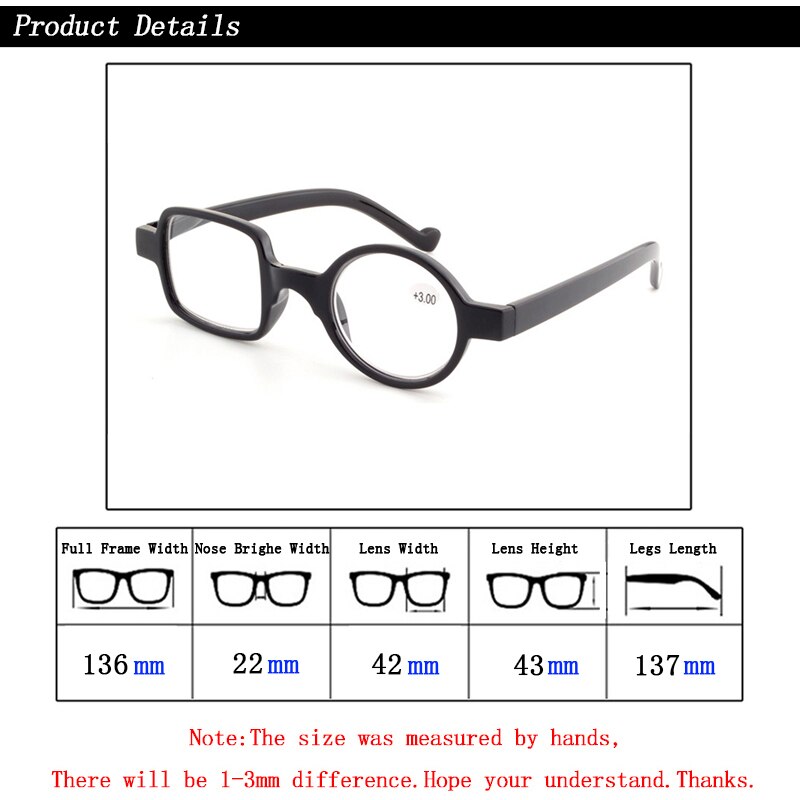 Irregular Reading Glasses Magnifier Women Men Round Square Presbyopic Spectacles Star Style Eyeglasses for Sight +1.0~+3