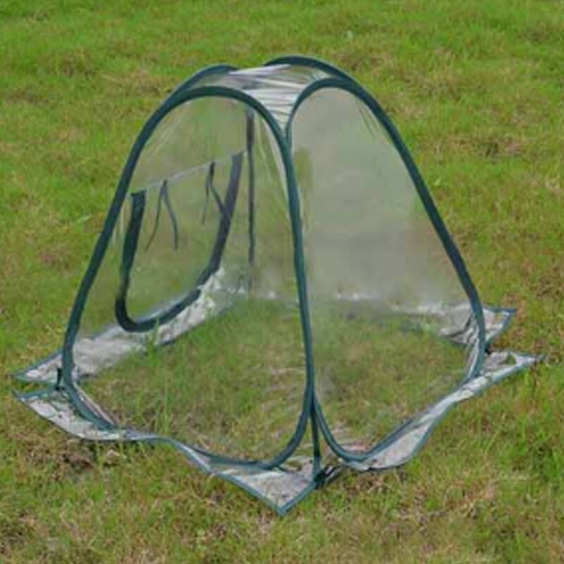 Outdoor Mini Pop-up Greenhouse Cover Small Greenhouse Planting House Flower Shed Backyard Flower Plant Pot Cover Garden Supplies