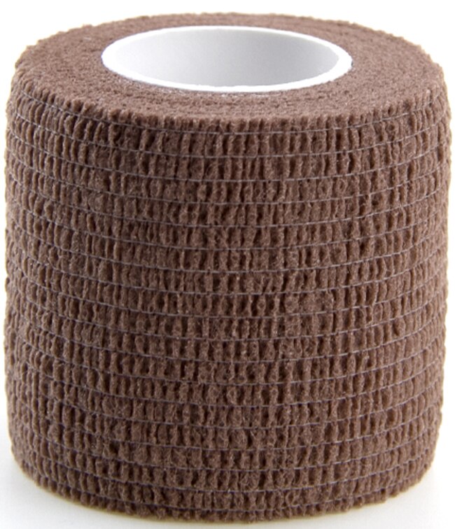 6 Rolls 5Cm Zelfklevende Bandage Wrap,6 Pcs Dierenarts Wrap Samenhangend Bandages Voor Honden Hoeses Huisdier Dieren Voor Wrist Healing Enkel: Brown